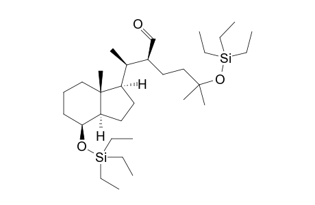 (8S,20R,22S)-Des-A,B-22-formyl-8.beta.,25-bis[(triethylsilyl)oxy]-cholestane