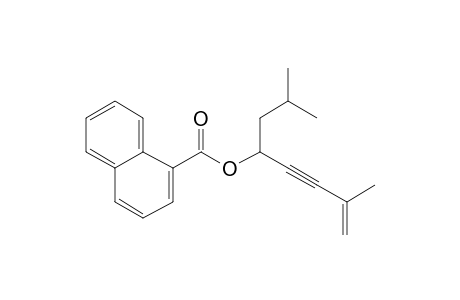 1-Naphthoic acid, 2,7-dimethyloct-7-en-5-yn-4-yl ester