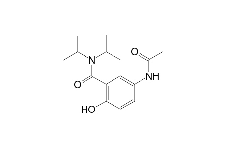 5-acetamido-2-hydroxy-N,N-diisopropylbenzamide