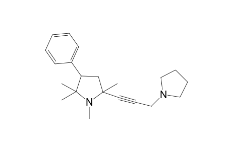 1-[3-(1,2,5,5-Tetramethyl-4-phenyl-pyrrolidin-2-yl)-prop-2-ynyl]-pyrrolidine