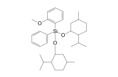 SILANE, (2-METHOXYPHENYL)BIS[[5-METHYL-2-(1-METHYLETHYL)CYCLOHEXYL]OXY]PHENYL-, [1alpha(1R*,2R*,5R*),2beta,5alpha]-