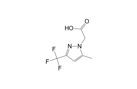 [5-Methyl-3-(trifluoromethyl)-1H-pyrazol-1-yl]acetic acid