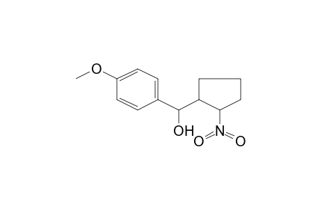 BENZENEMETHANOL, 4-METHOXY-alpha-(2-NITROCYCLOPENTYL)-, [1alpha(R*),2alpha]-