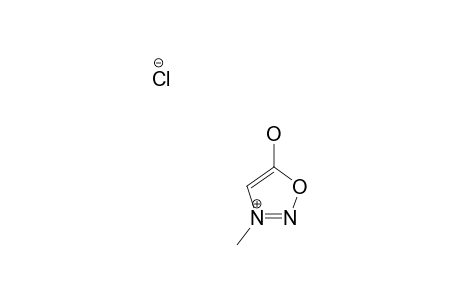 3-METHYL-5-HYDROXY-1,2,3-OXADIAZOLE_CHLORIDE