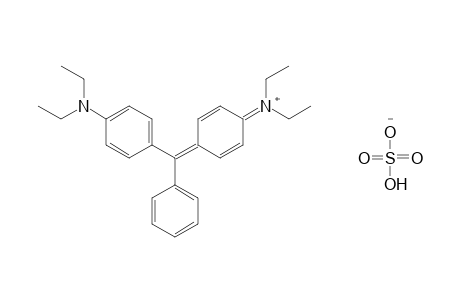 N-{4-[[4-(Diethylamino)phenyl](phenyl)methylene]-2,5-cyclohexadien-1-ylidene}-N-ethylethanaminium hydrogen sulfate