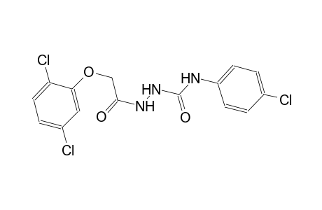 N-(4-chlorophenyl)-2-[(2,5-dichlorophenoxy)acetyl]hydrazinecarboxamide