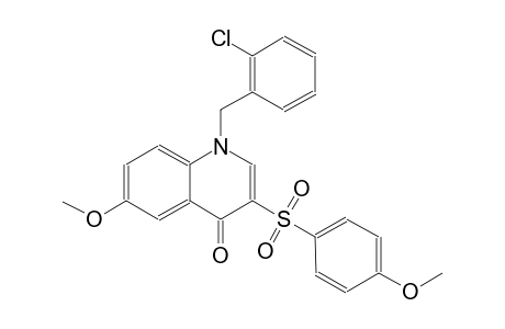 4(1H)-quinolinone, 1-[(2-chlorophenyl)methyl]-6-methoxy-3-[(4-methoxyphenyl)sulfonyl]-