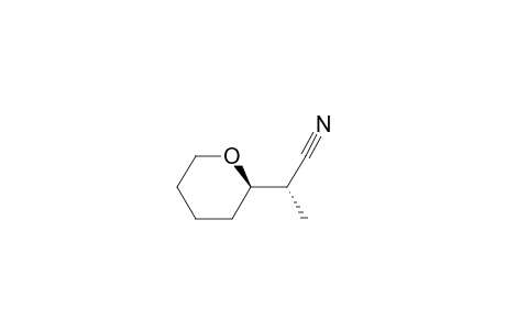 2H-Pyran-2-acetonitrile, tetrahydro-.alpha.-methyl-, (R*,S*)-