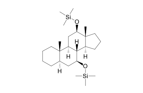 5.ALPHA.-ANDROSTANE-7.BETA.,12.BETA.-DIOL-DI-TRIMETHYLSILYL ETHER