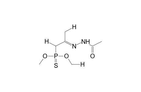 BETA-KETOPROPYL-O,O-DIMETHYLTHIOPHOSPHONIC ACID, ACETYLHYDRAZONE