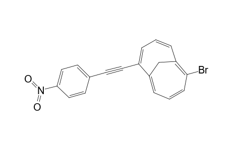 2-Bromanyl-7-[2-(4-nitrophenyl)ethynyl]bicyclo[4.4.1]undeca-1,3,5,7,9-pentaene