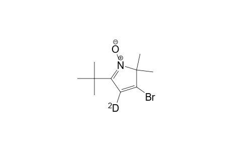(4-d)-3-bromo-5-t-butyl-2,2-dimethyl-2H-pyrrole 1-oxide
