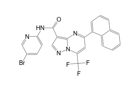 N-(5-bromo-2-pyridinyl)-5-(1-naphthyl)-7-(trifluoromethyl)pyrazolo[1,5-a]pyrimidine-3-carboxamide