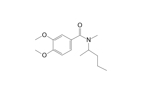 Benzamide, 3,4-dimethoxy-N-(2-pentyl)-N-methyl-