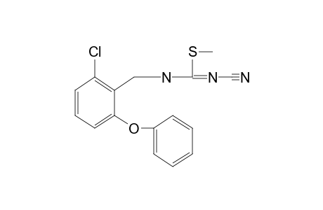 3-(2-chloro-6-phenoxybenzyl)-1-cyano-2-methyl-2-thiopseudourea