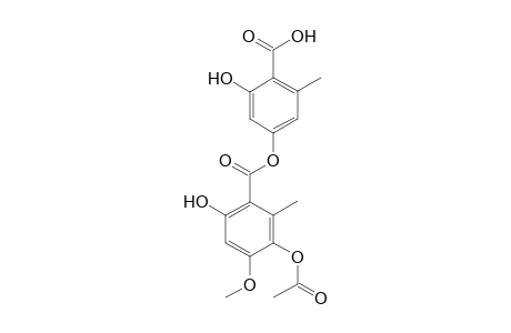 5-Acetoxyevernic Acid