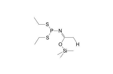 S,S'-DIETHYL-O-TRIMETHYLSILYLACETIMIDOYLDITHIOPHOSPHITE