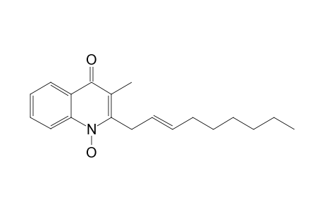 YM-30059;(E)-1-HYDROXY-3-METHYL-2-(2-NONENYL)-4-QUINOLONE