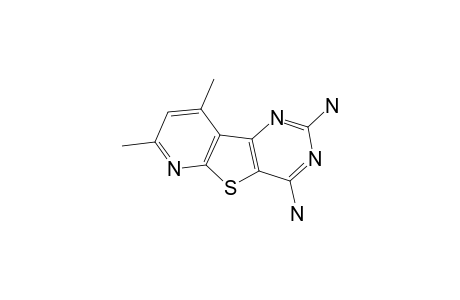 2,4-DIAMINO-7,9-DIMETHYLPYRIDO-[3'.2':4.5]-THIENOPHENO-[3.2-D]-PYRIMIDINE