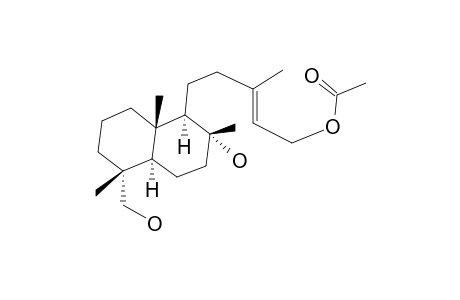 (+)-PLUMOSOL;15-ACETOXY-LABD-13-ENE-8-ALPHA,18-DIOL