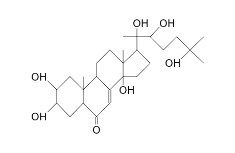 (20R,22R)-2b,3b,14,20,22,25-Hexahydroxy-5b-cholest-7-en-6-one