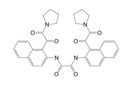 Ethanediamide, N,N'-bis[1-(oxo-1-pyrrolidinylacetyl)-2-naphthalenyl]-