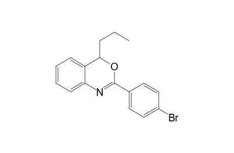 2-(4-bromophenyl)-4-propyl-4H-3,1-benzoxazine