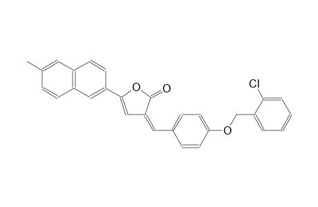 (3Z)-3-{4-[(2-chlorobenzyl)oxy]benzylidene}-5-(6-methyl-2-naphthyl)-2(3H)-furanone