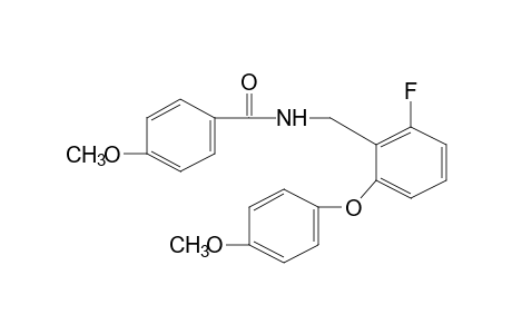N-[2-fluoro-6-(p-methoxyphenoxy)benzyl]-p-anisamide