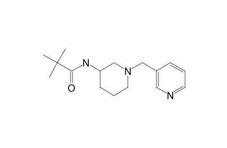 1-(3-Pyridinylmethyl)-3-piperidinamine, N-trimethylacetyl-