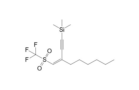 (Z)-3-n-Hexyl-1-(trimethylsilyl)-4[(trifluoromethyl)sulfonyl]but-3-en-1-yne