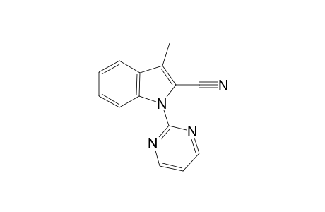 3-Methyl-1-(pyrimidin-2-yl)-1H-indole-2-carbonitrile