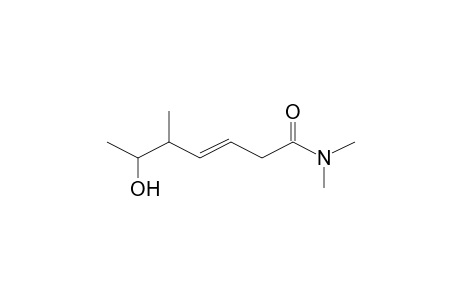 (3E)-6-Hydroxy-N,N,5-trimethyl-3-heptenamide