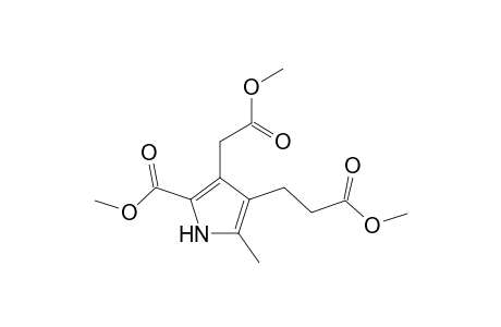 1H-Pyrrole-3-propanoic acid, 5-methoxycarbonyl-4-methoxycarbonylmethyl-2-methyl-, methyl ester