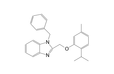 1H-benzimidazole, 2-[[5-methyl-2-(1-methylethyl)phenoxy]methyl]-1-(phenylmethyl)-