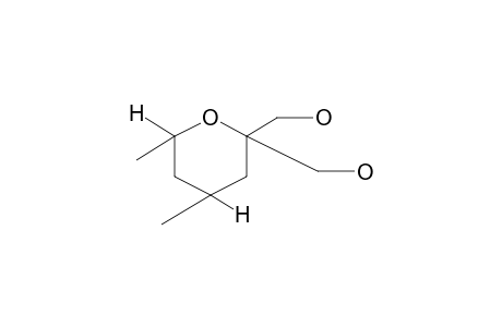 cis-4,6-DIMETHYLTETRAHYDRO-2H-PYRAN-2,2-DIMETHANOL
