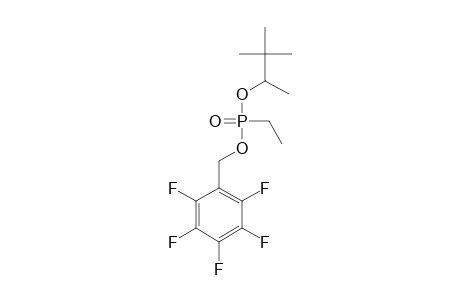 2,3,4,5,6-Pentafluorobenzyl 1,2,2-trimethylpropyl ethylphosphonate