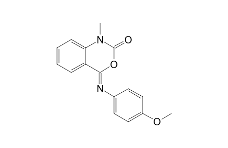 (Z)-1-METHYL-4-(4-METHOXYPHENYLIMINO)-1,4-DIHYDRO-2H-3,1-BENZOXAZIN-2-ONE