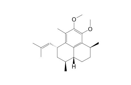 (1R,3S,3aR,6S)-7,8-Dimethoxy-3,6,9-trimethyl-1-(2-methylprop-1-en-1-yl)-2,3,3a,4,5,6-hexahydro-1H-phenalene