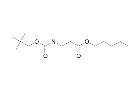 .beta.,-Alanine, N-neopentyloxycarbonyl-, pentyl ester