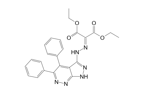 Diethyl 4,5-diphenyl-1H-pyrazolo[3,4-c]pyridazin-3-ylhydrazonomalonate