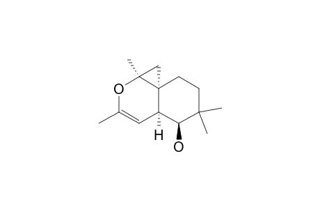 6H-Benzo[c]cyclopropa[b]pyran-5-ol, 1,1a,4a,5,7,8-hexahydro-1a,3,6,6-tetramethyl-, (1a.alpha.,4a.alpha.,5.beta.,8aR*)-