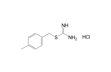2-(p-methylbenzyl)-2-thiopseudourea, monohydrochloride
