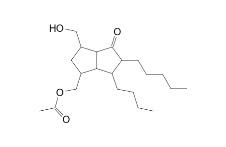 [6-Hydroxymethyl-2-pentyl-3-butyl-1-oxooctahydropentalen-4-yl]methyl acetate