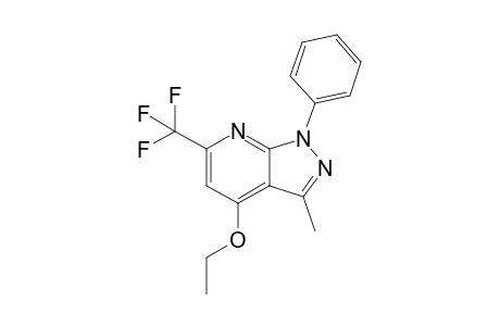 4-Ethoxy-3-methyl-1-phenyl-6-(trifluoromethyl)pyrazolo[3,4-b]pyridine