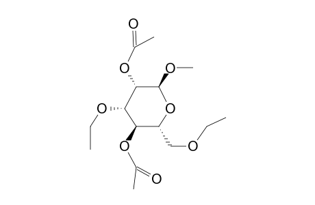 Methyl 2,4-di-o-acetyl-3,6-di-o-ethyl-.alpha.-D-mannopyranoside