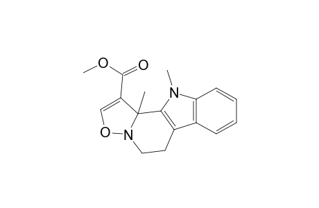 Methyl 11,11b-dimethyl-5,6,11,11b-tetrahydroisoxazolo[2',3':1,2]pyrido[3,4-b]indole-1-carboxylate