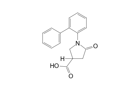 1-(o-Biphenyl)-5-oxo-3-pyrrolidinecarboxylic acid