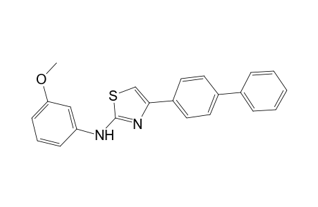2-thiazolamine, 4-[1,1'-biphenyl]-4-yl-N-(3-methoxyphenyl)-