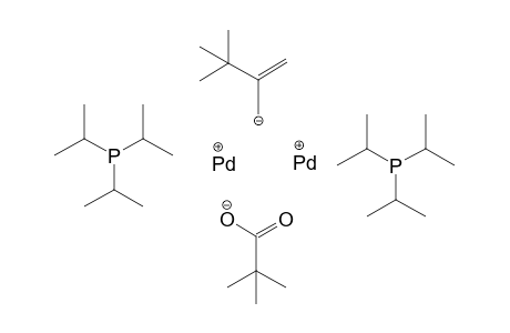 Mu-(2-tert-Butylallyl)-Mu-(dimethylpropionato)-bis(triisopropylphosphan)dipalladium(I)